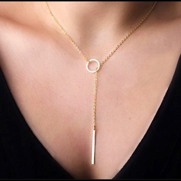 Jewelry - Bar Scarf Pendant Necklace